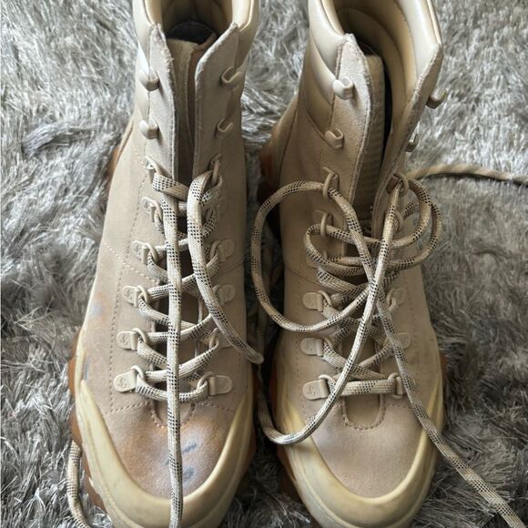 JIMMY CHOO Diamond x Hike ankle boots leather high top shoes rubber sneaker y2k - Picture 7 of 12